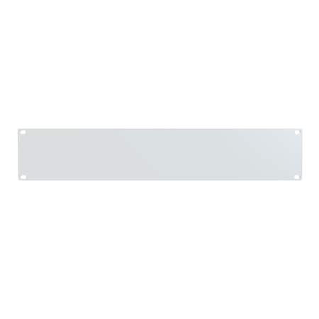 Hammond 2U FLAT STEEL Panel WHITE PBPS19003WH